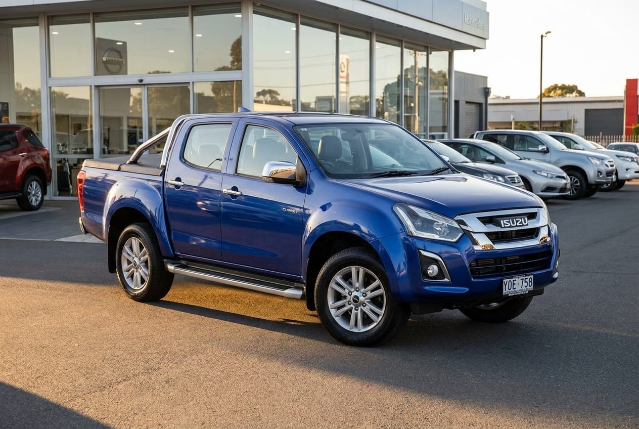 2020 Isuzu D-MAX front three-quarter