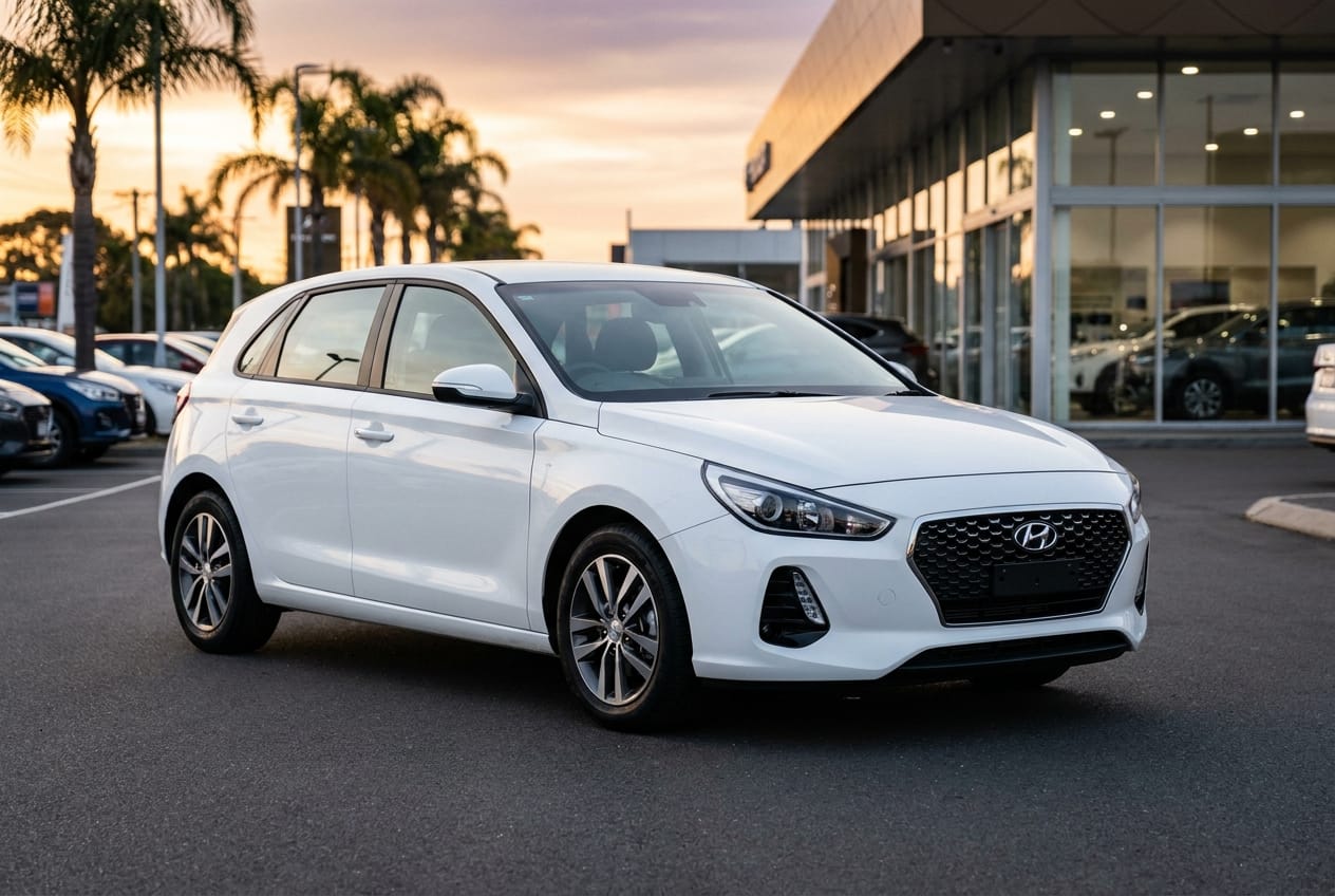 2021 Hyundai i30 front three-quarter
