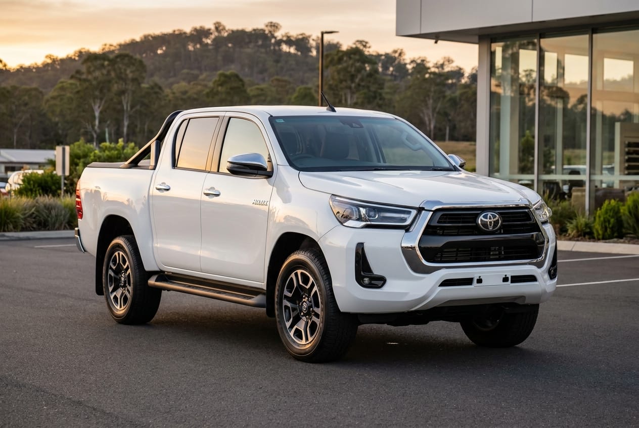 2021 Toyota Hilux front three-quarter